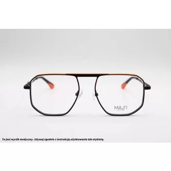 Okulary korekcyjne MASSI TEEN 17 BLACK ORANGE